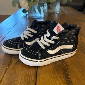 Vans boys high top shoes